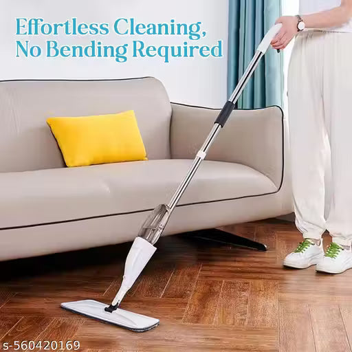 Innovation Stainless Steel Microfiber Floor Cleaning Spray Mop with Removable Washable Cleaning Pad and Integrated Water Spray Mechanism,mop for Cleaning Floor(Multicolour) (Spray Mop)
